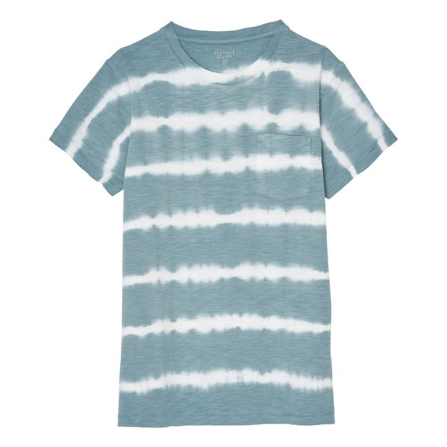 Tie-dye T-shirt Grey blue