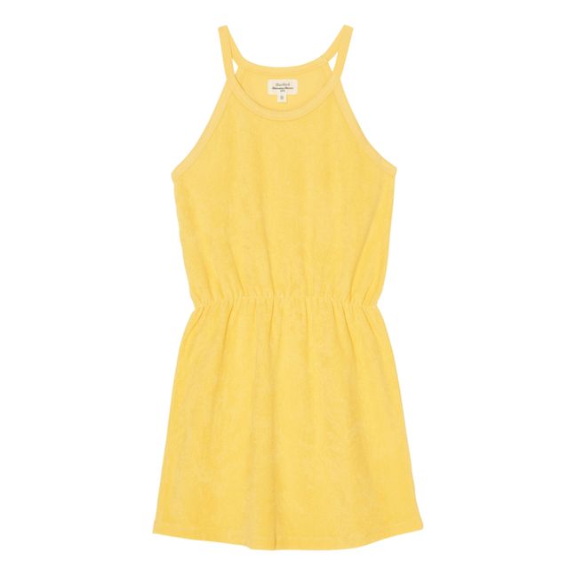 Tehila Terry Cloth Mini Skirt Yellow