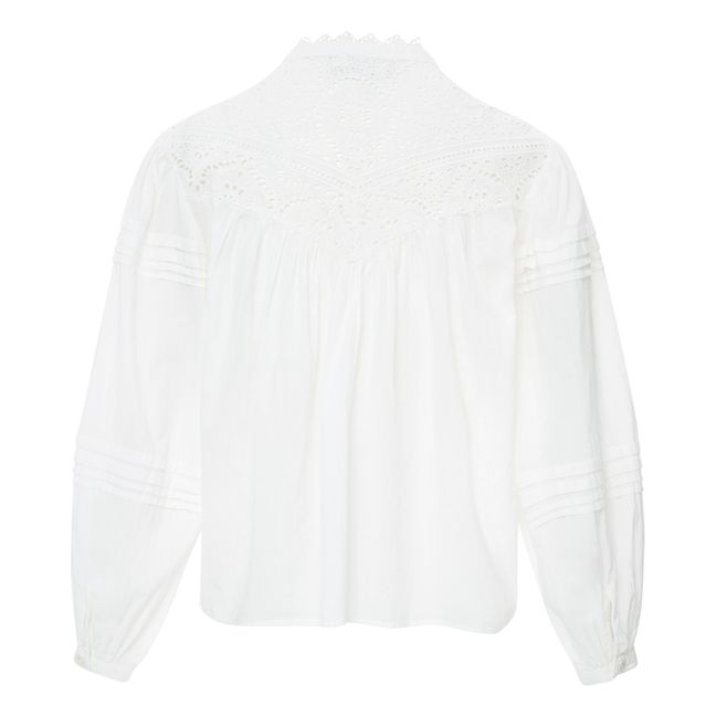 Patrizia Embroidered Blouse White