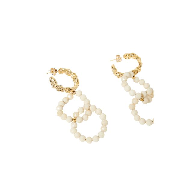 Maestra Earrings | White