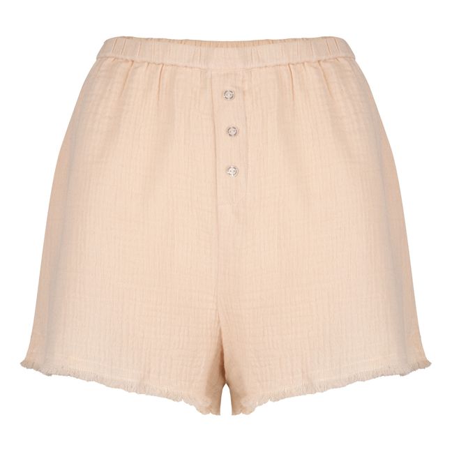 Pantalón corto de pijama Sunday | Blanco Roto