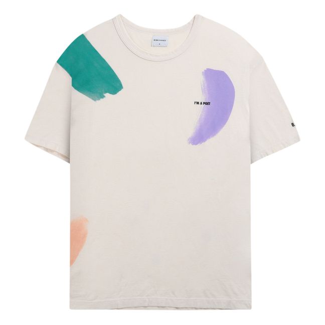 T-Shirt Oversize Coton Bio - Collection Adulte - Ecru