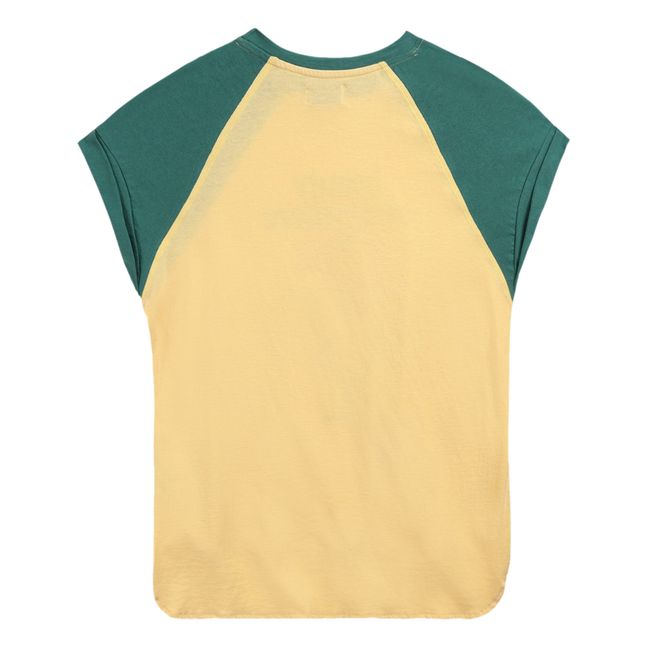 T-Shirt aus Bio-Baumwolle - Damenkollektion - Gelb
