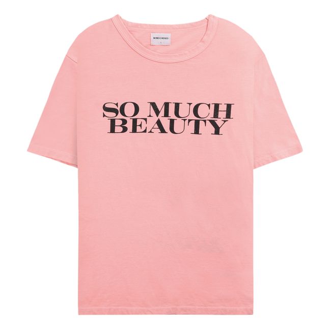 T-Shirt Coton Bio Beauty - Collection Femme - Rose