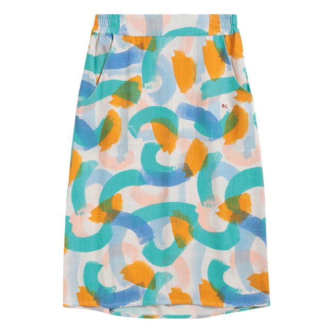 Linen and Viscose Skirt - Women’s Collection - Seidenfarben