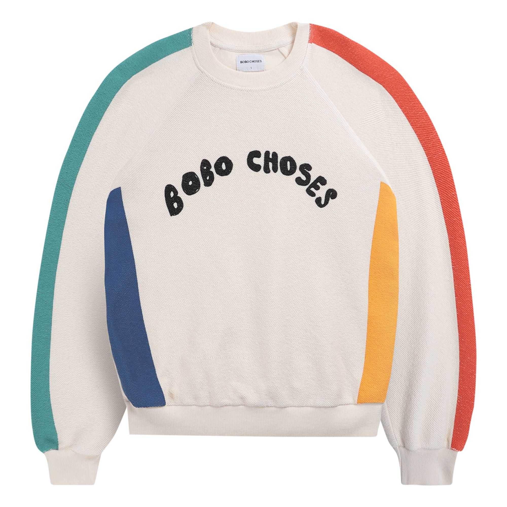 Organic Cotton Sweatshirt - Women’s Collection - Ecru Bobo Choses Fashion Adult