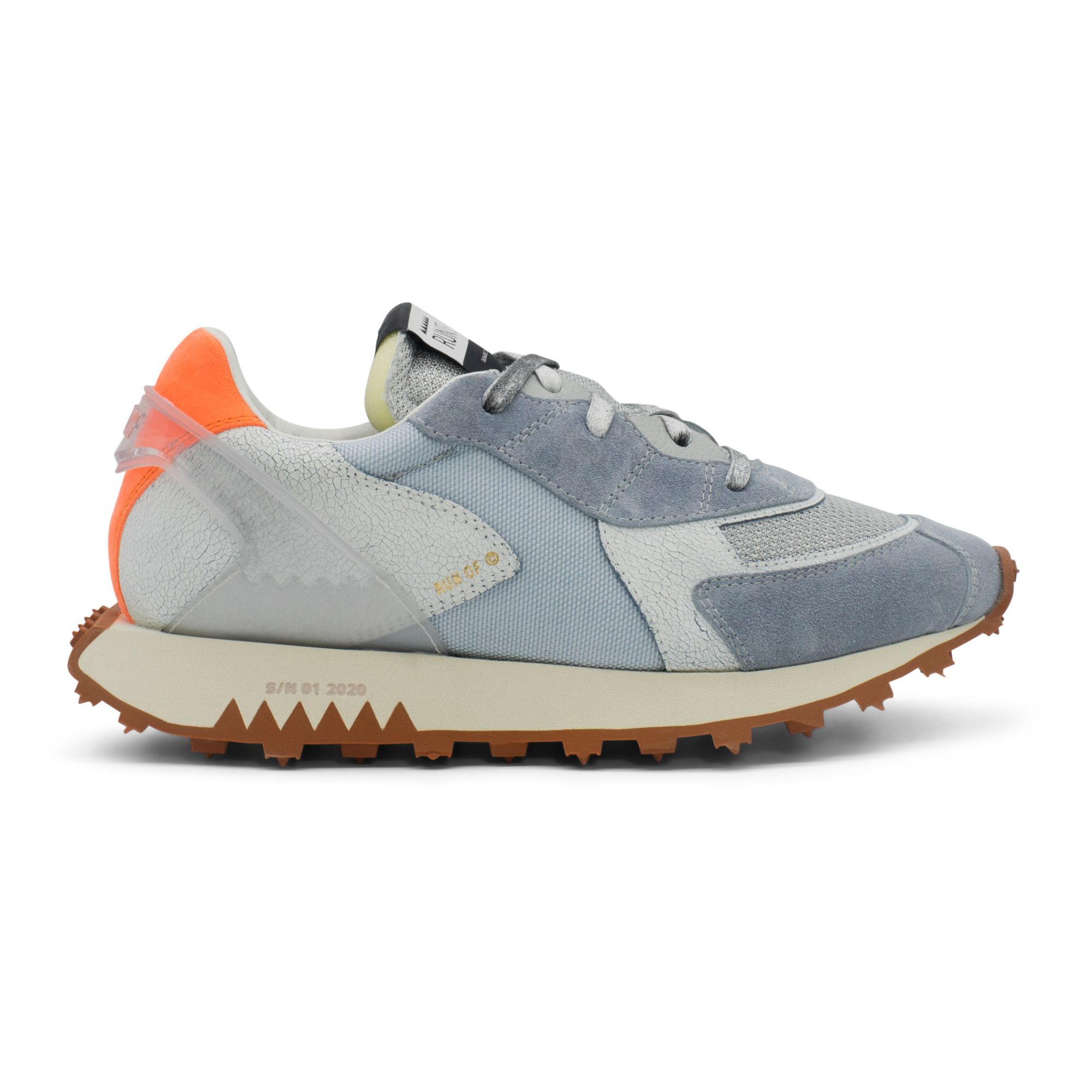 Run Of - Baskets Bodrum Chic - Femme - Bleu gris