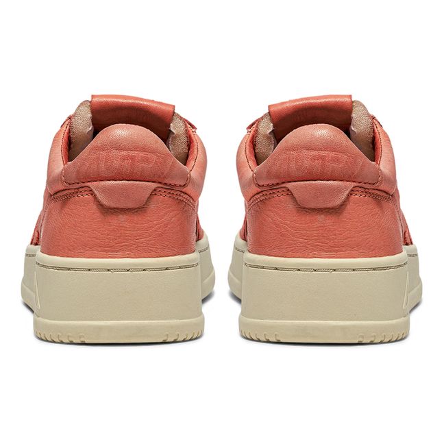 Zapatillas Medalist Low de cuero de cabra   | Coral