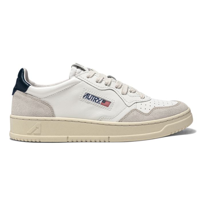 Medalist Low-Top Leather/Suede Sneakers | Blue- Product image n°0