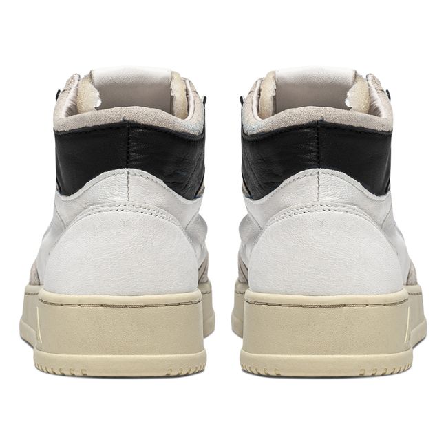 Medalist Mid-Top Goat Leather/Suede Sneakers Black