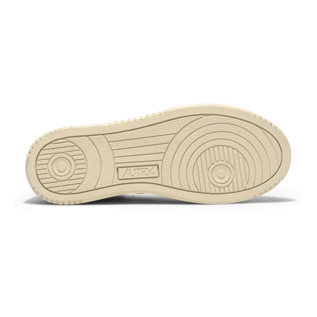 Zapatillas Open Mid de cuero de cabra/malla/ante  | Blanco