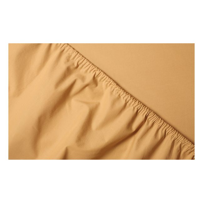 Organic Percale Fitted Sheet Dorato