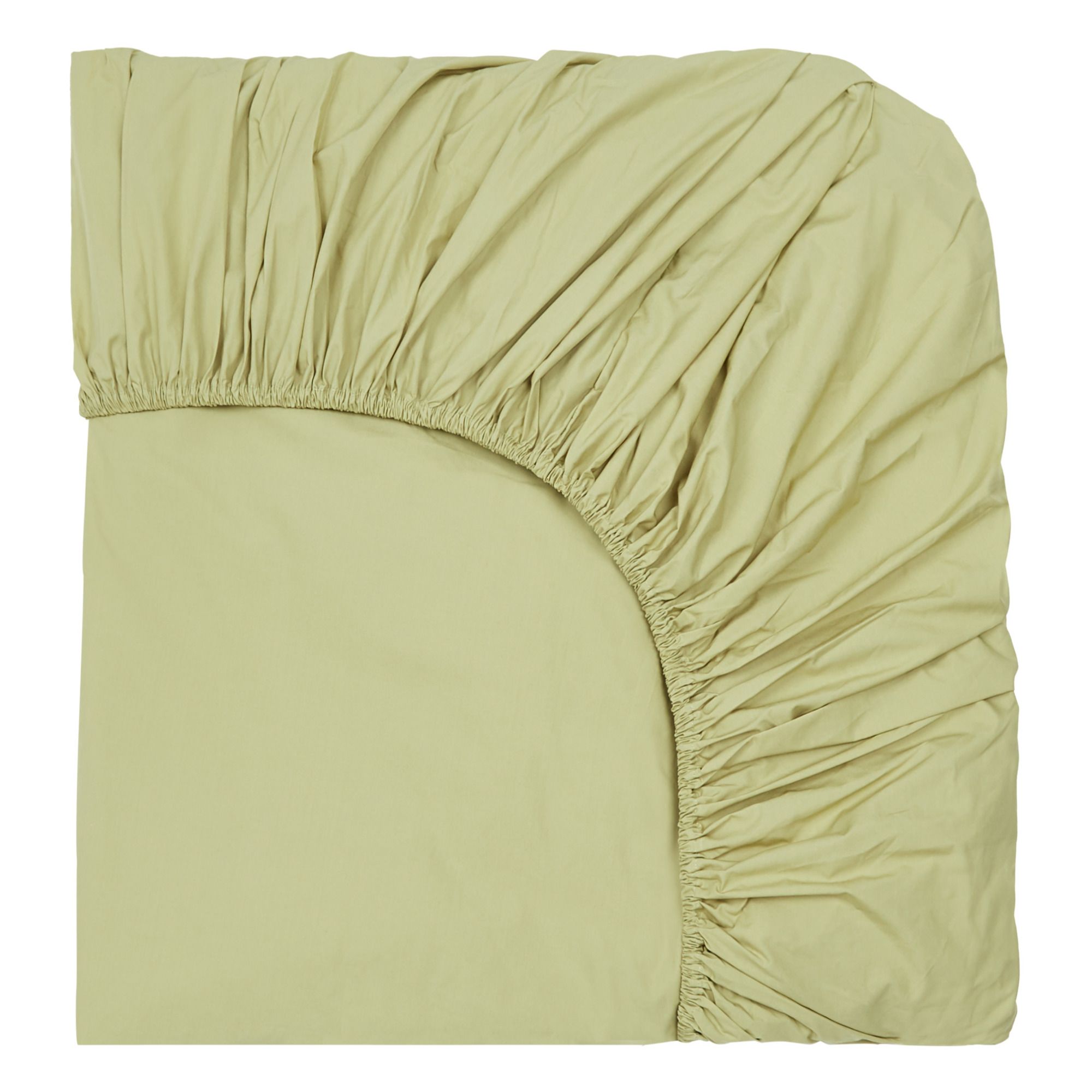 Suite 702 - Drap-housse en percale organique - Vert pistache