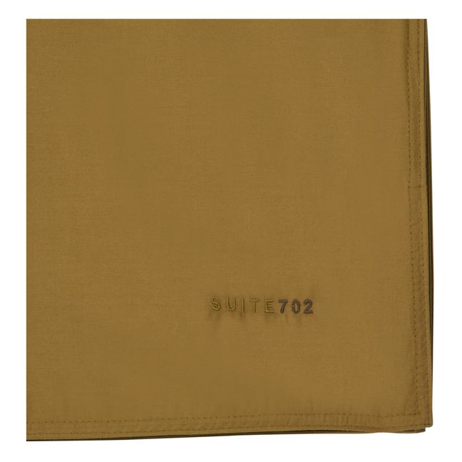 Housse de couette en percale organique | Khaki