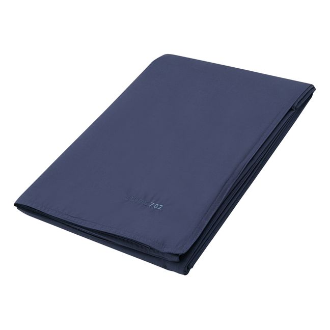 Organic Percale Duvet Cover | Navy blue