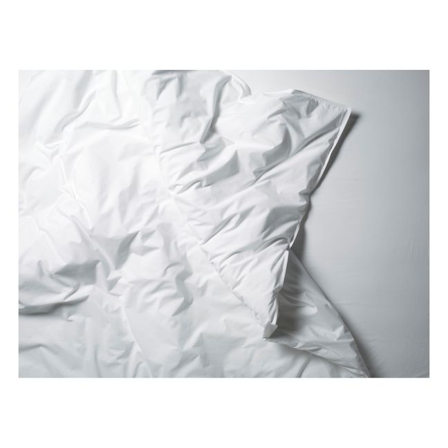 Bettdeckenbezug aus organischem Perkal | Weiß