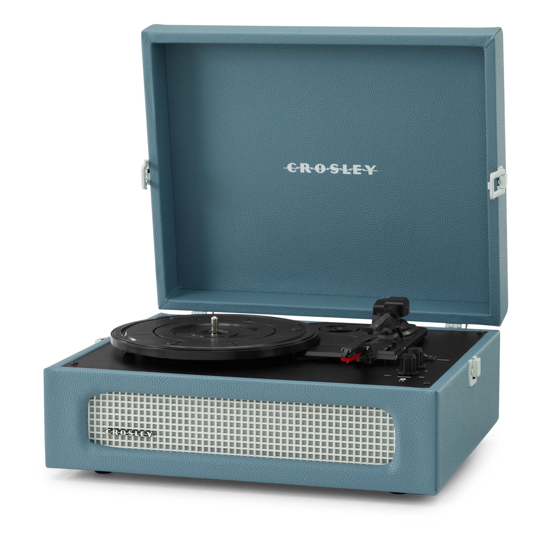 Vinyl-Plattenspieler Crosley Voyager Bluetooth Blau- Produktbild Nr. 2