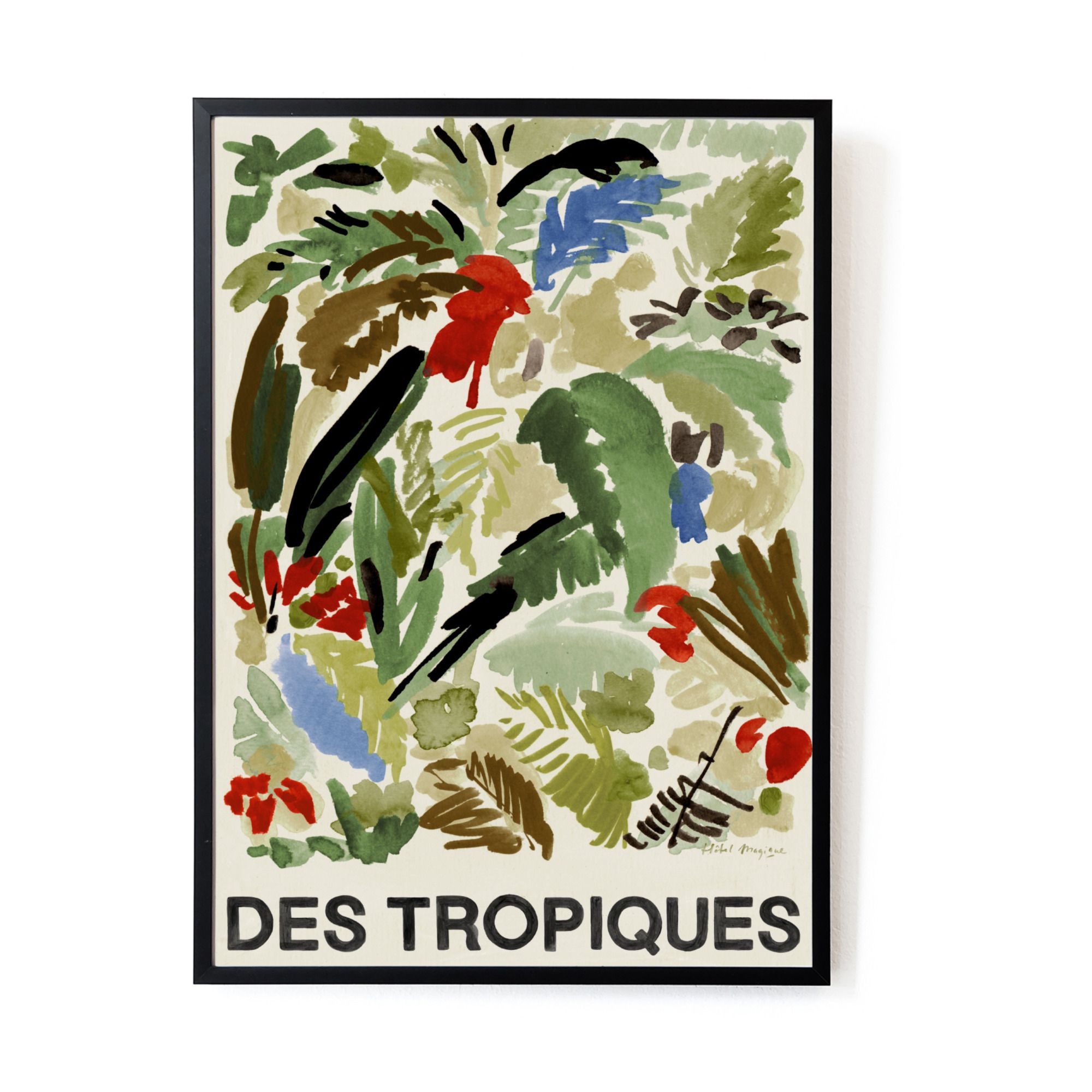 Hôtel Magique - Affiche Des tropiques - Multicolore
