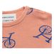 Camiseta de algodón orgánico con nido de abeja Bicicletas Albaricoque- Miniatura produit n°1