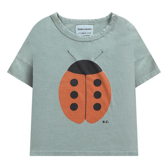 Organic Cotton Ladybird T-shirt Sage