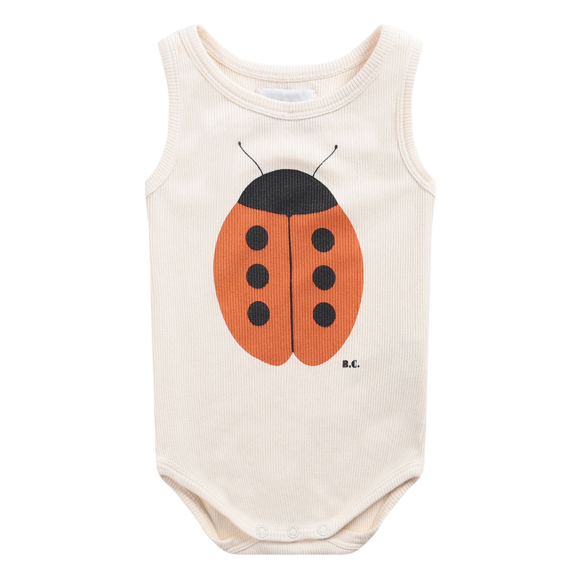 Bobo Choses - Body Coton Bio Coccinelle - Fille - Ecru