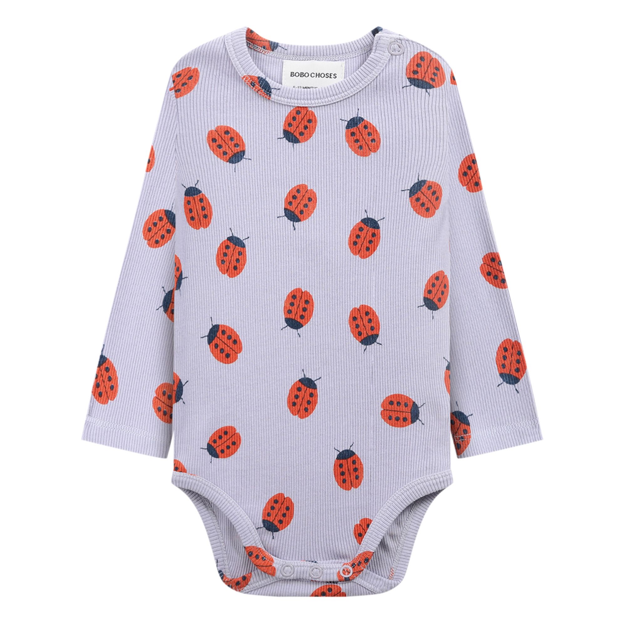 Bobo Choses - Body Coton Bio Coccinelles - Fille - Mauve