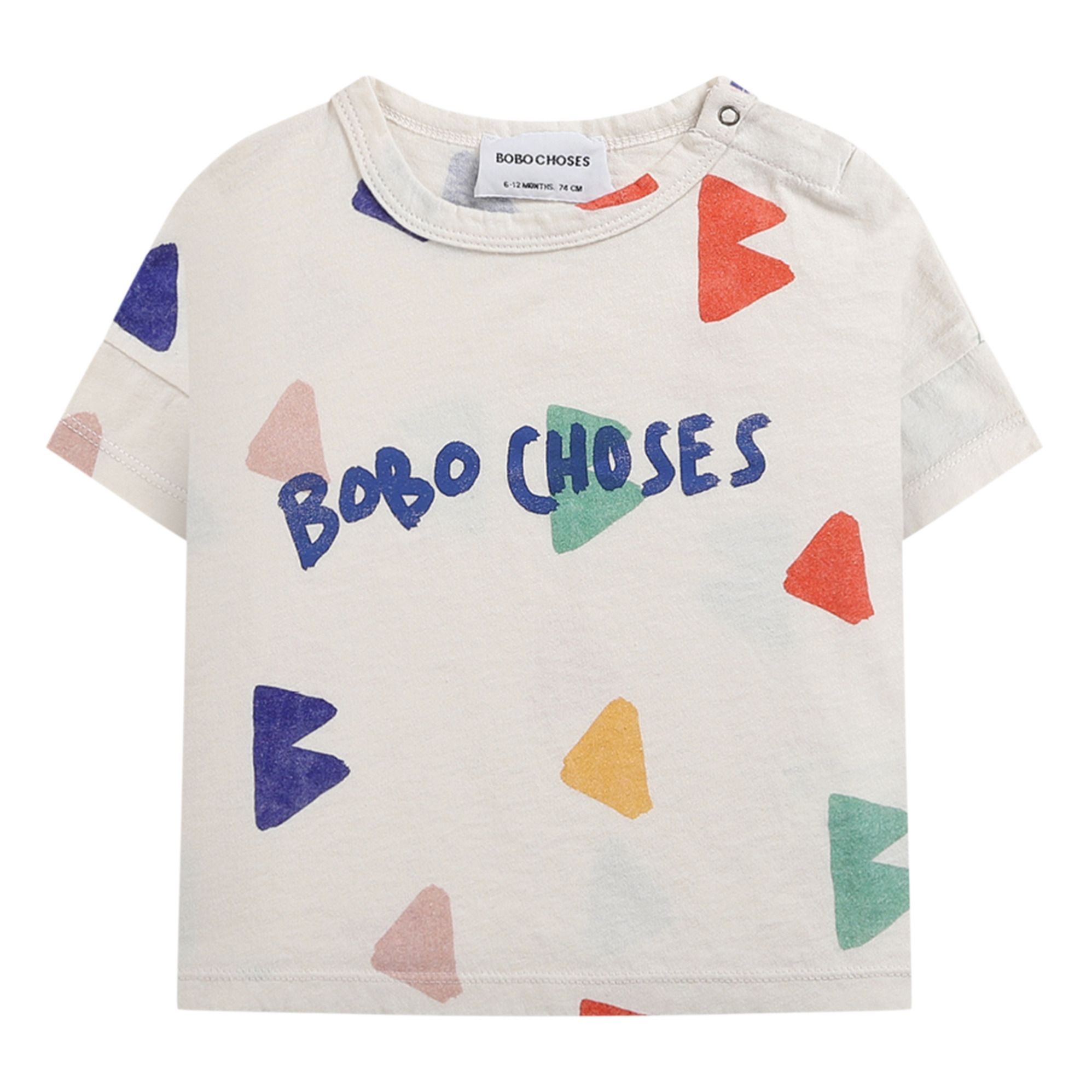 Bobo Choses - T-Shirt Coton Bio Bébé - Fille - Ecru
