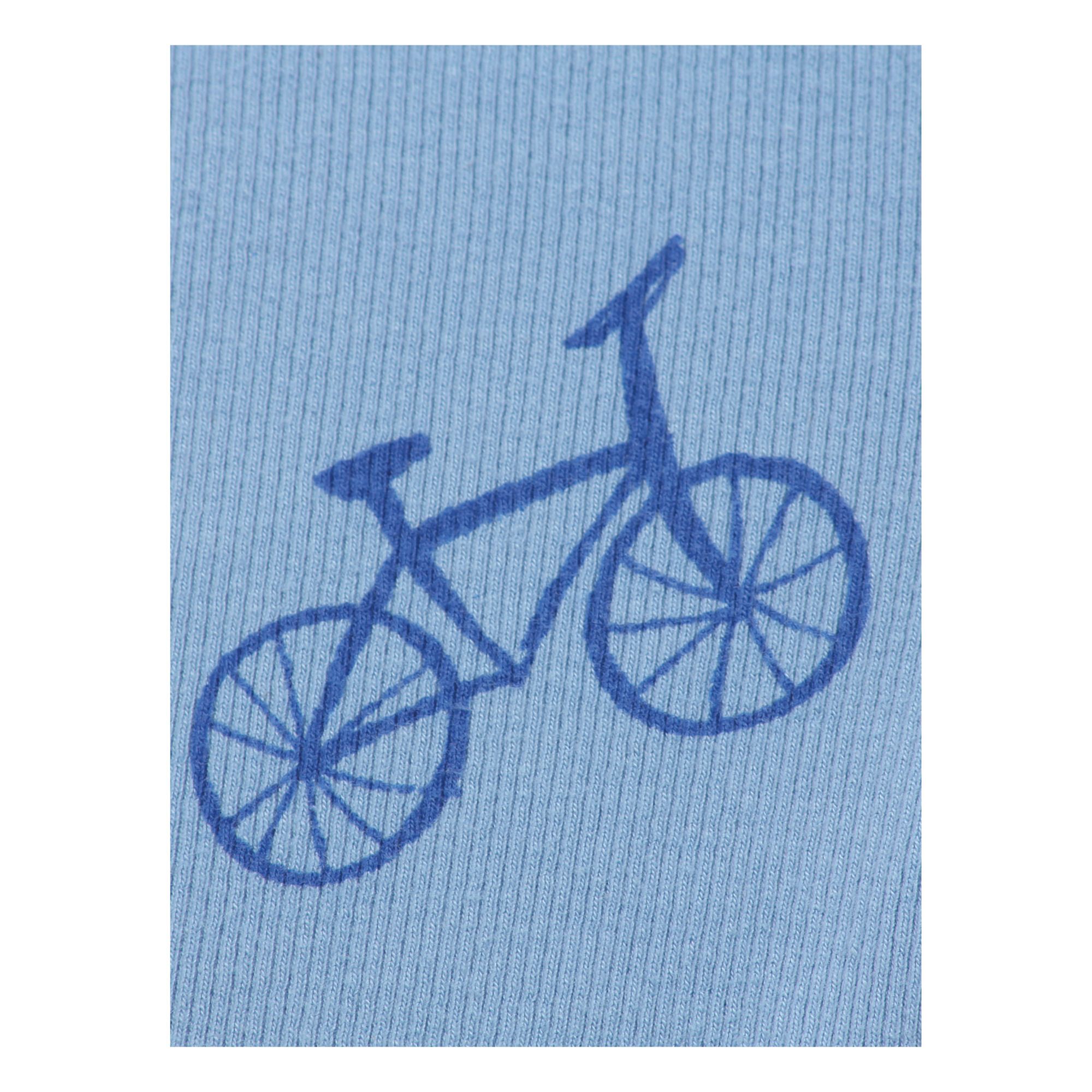 Legging Coton Bio Vélos  Bleu- Image produit n°1