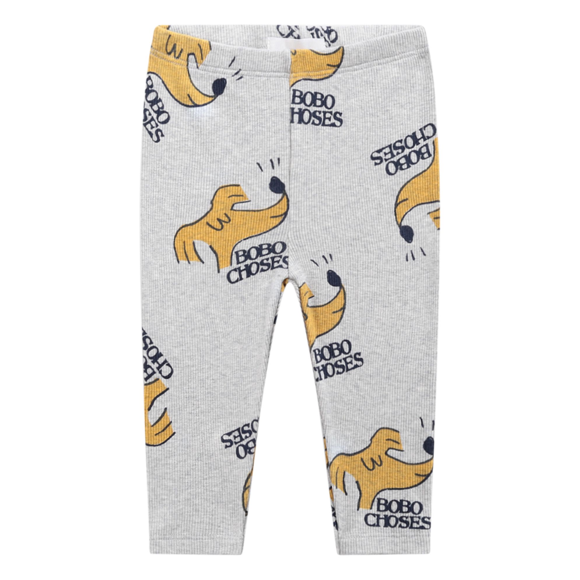 Bobo Choses - Legging Coton Bio Chiens - Fille - Gris