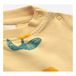 Organic Cotton Floral Sweatshirt Yellow- Miniature produit n°3