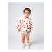 Organic Cotton Terry Cloth Ladybird Sweatshirt Ecru- Miniature produit n°3