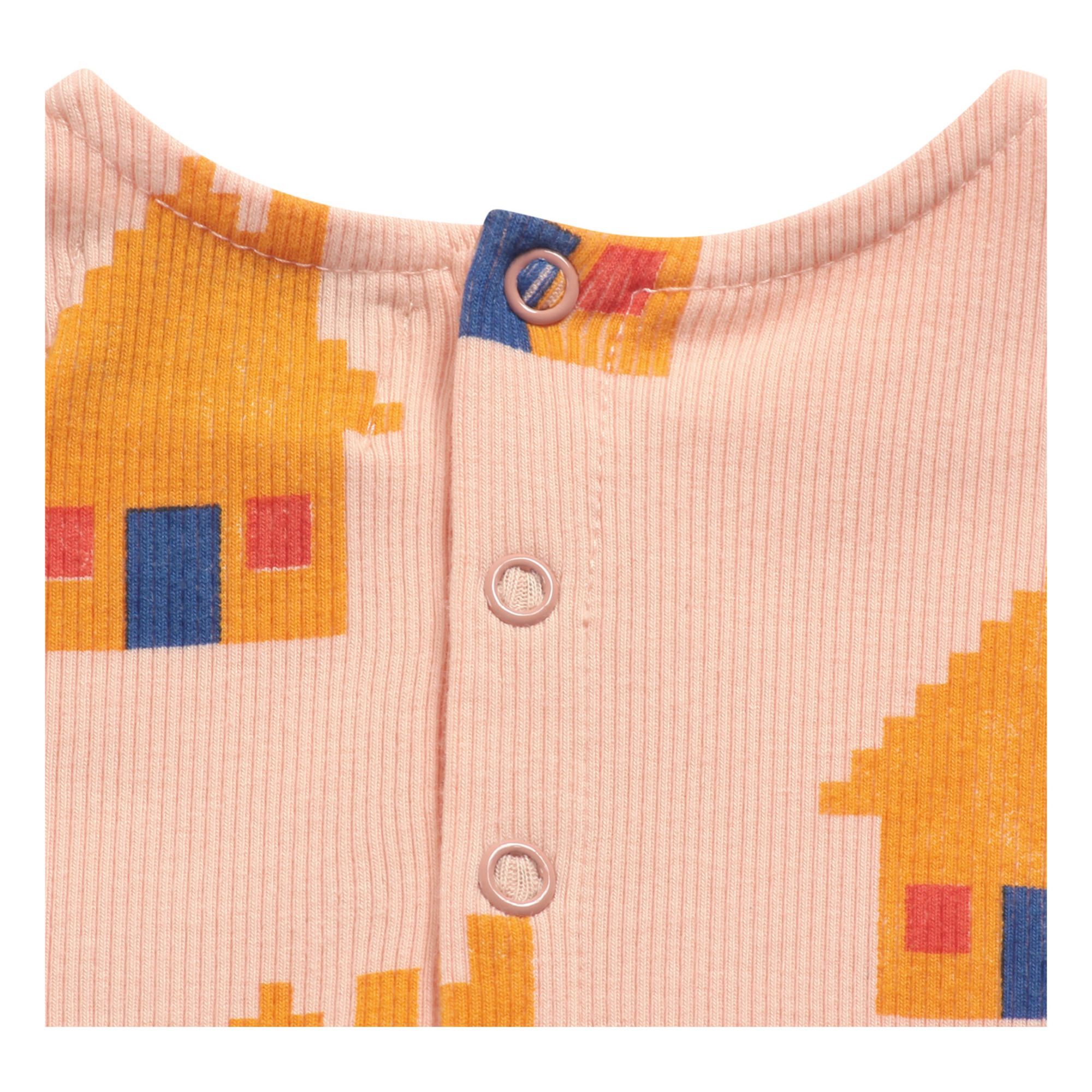 Organic Cotton House Dress Peach Bobo Choses Fashion Baby Smallable