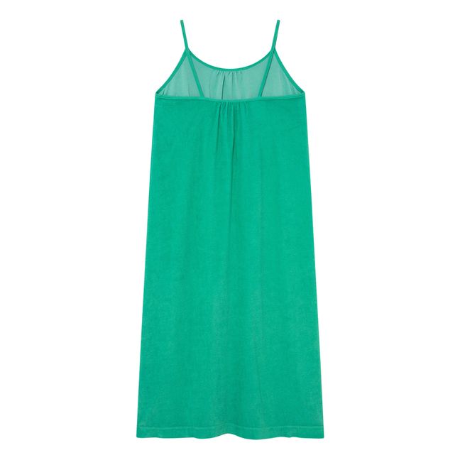 Gazel Terry Cloth Dress Green