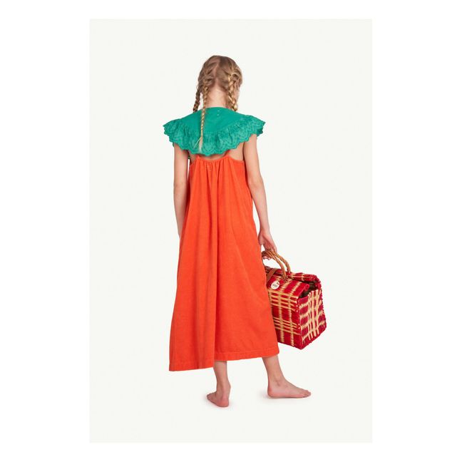 Gazel Terry Cloth Dress Orange