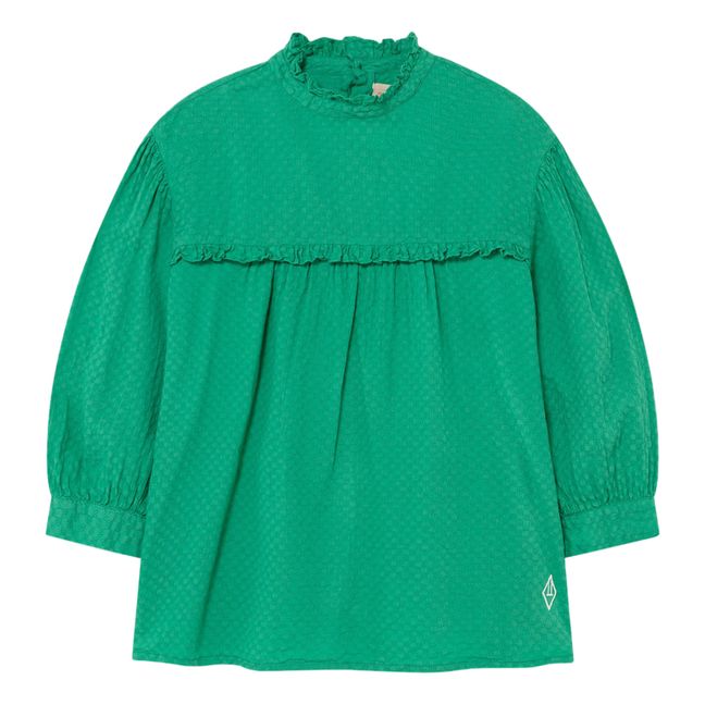 Cockatoo Textured Blouse Green