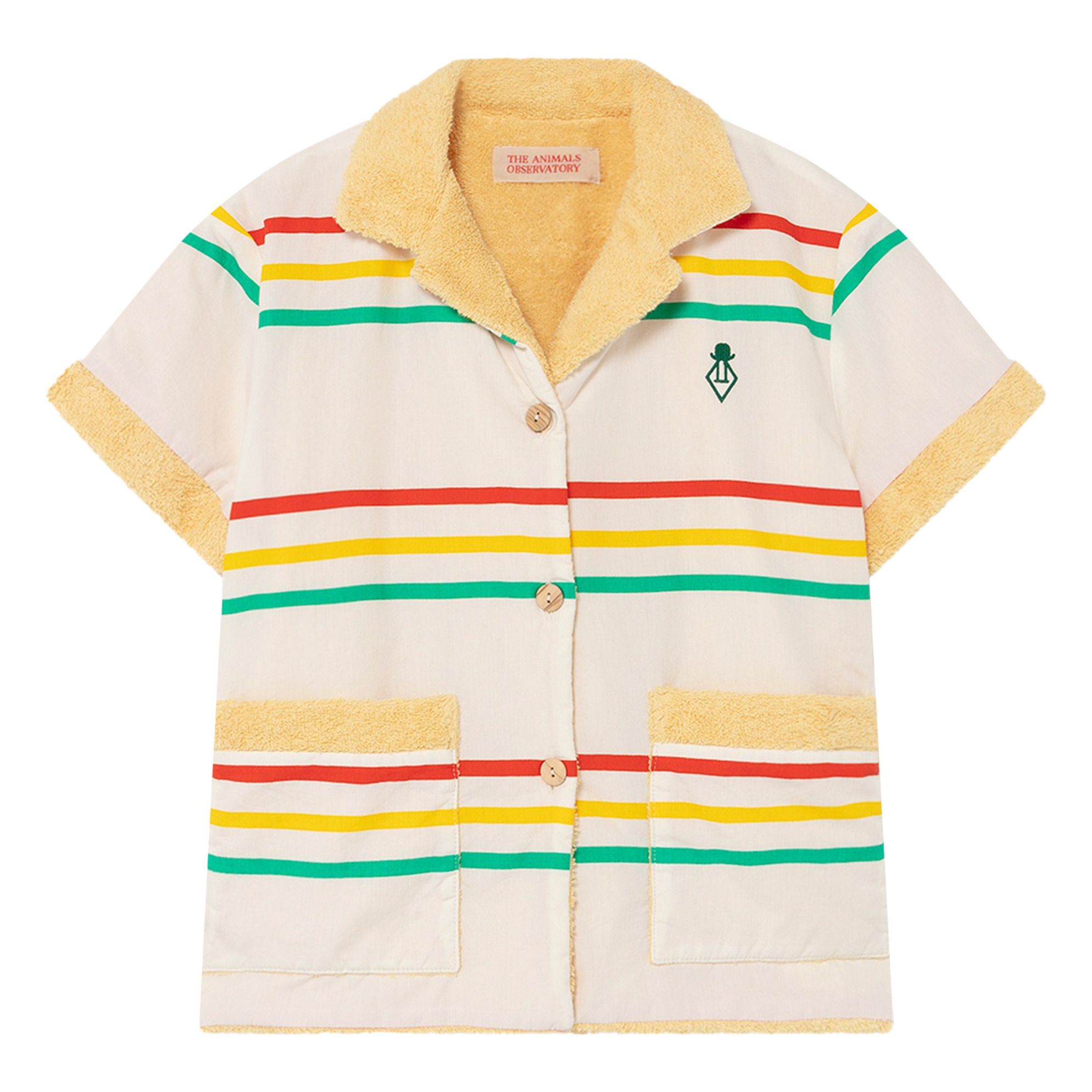 The Animals Observatory - Veste Eponge Whale - Fille - Ecru