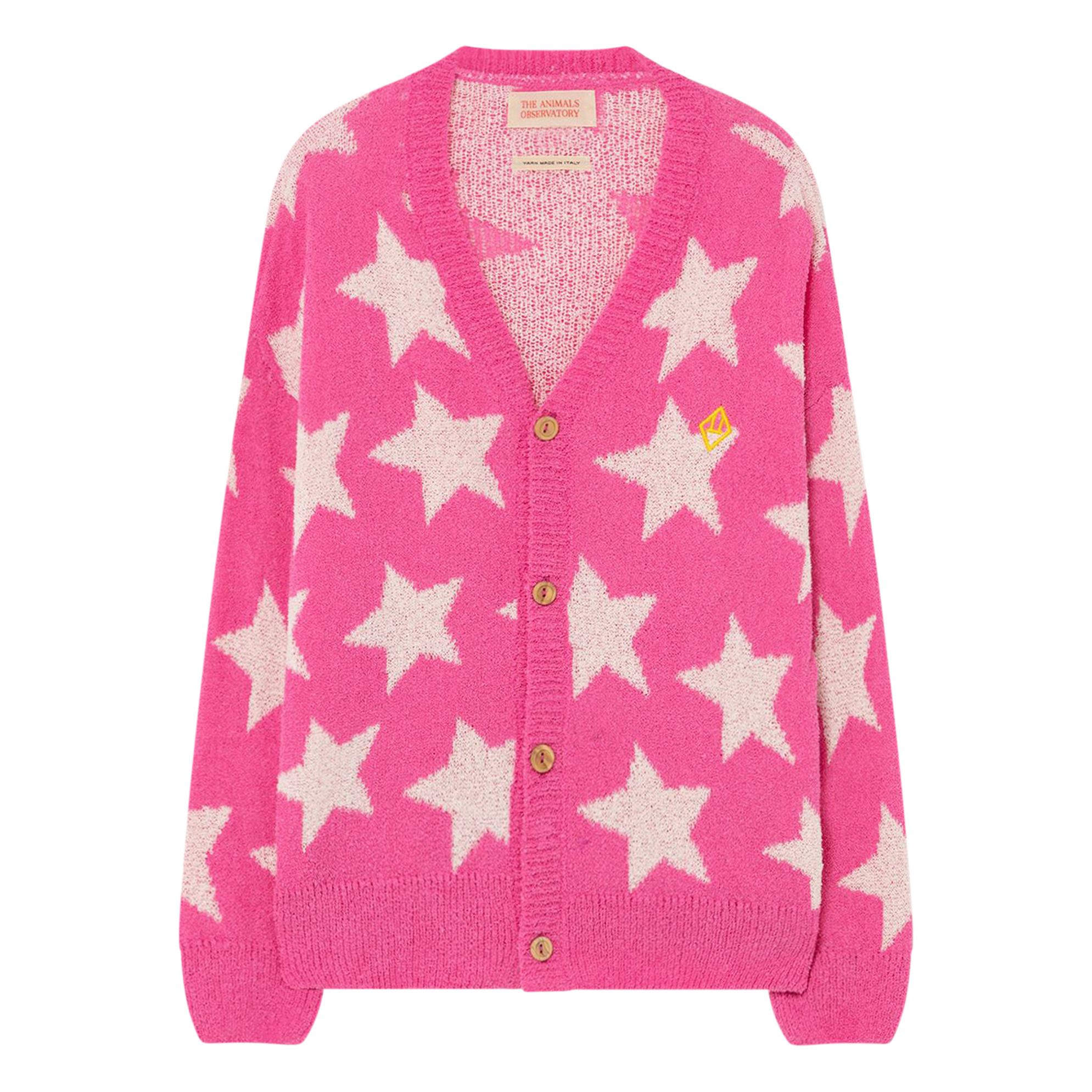 The Animals Observatory - Cardigan Etoiles Racoon - Fille - Rose