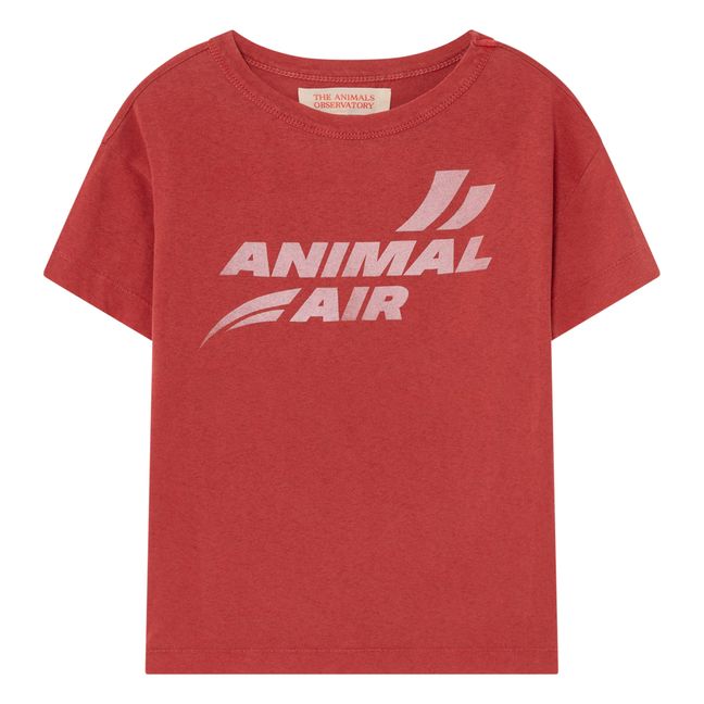 Rooster Animal Air T-Shirt Red