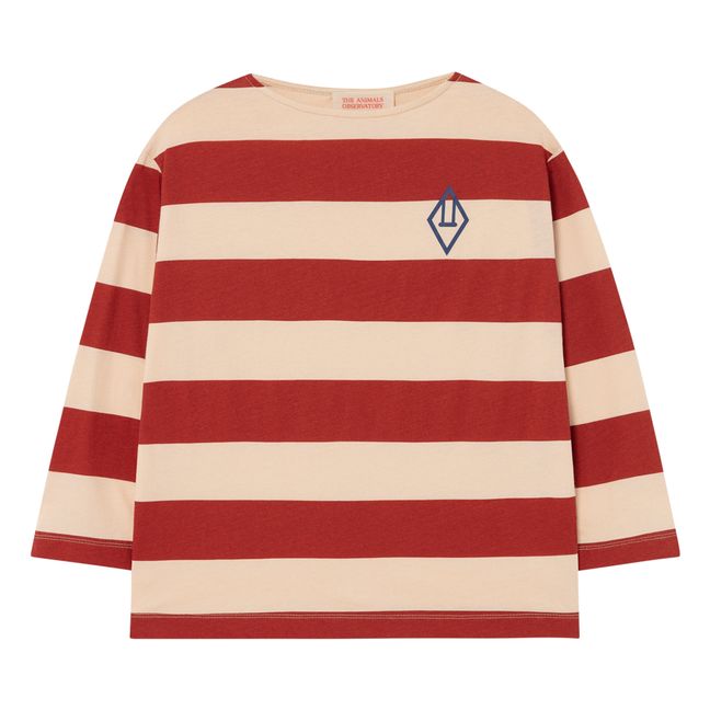 Anteater Striped T-shirt Rosso