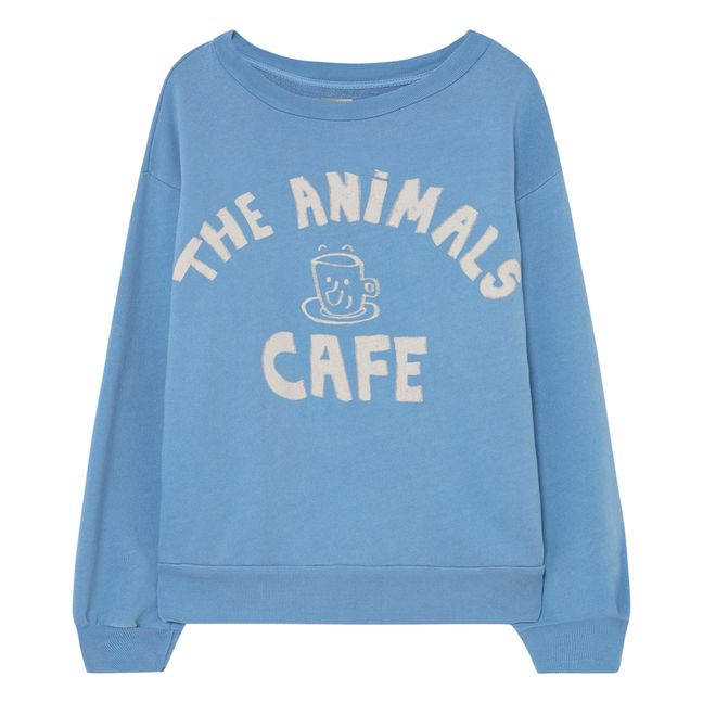 Bear Café Sweatshirt Blue