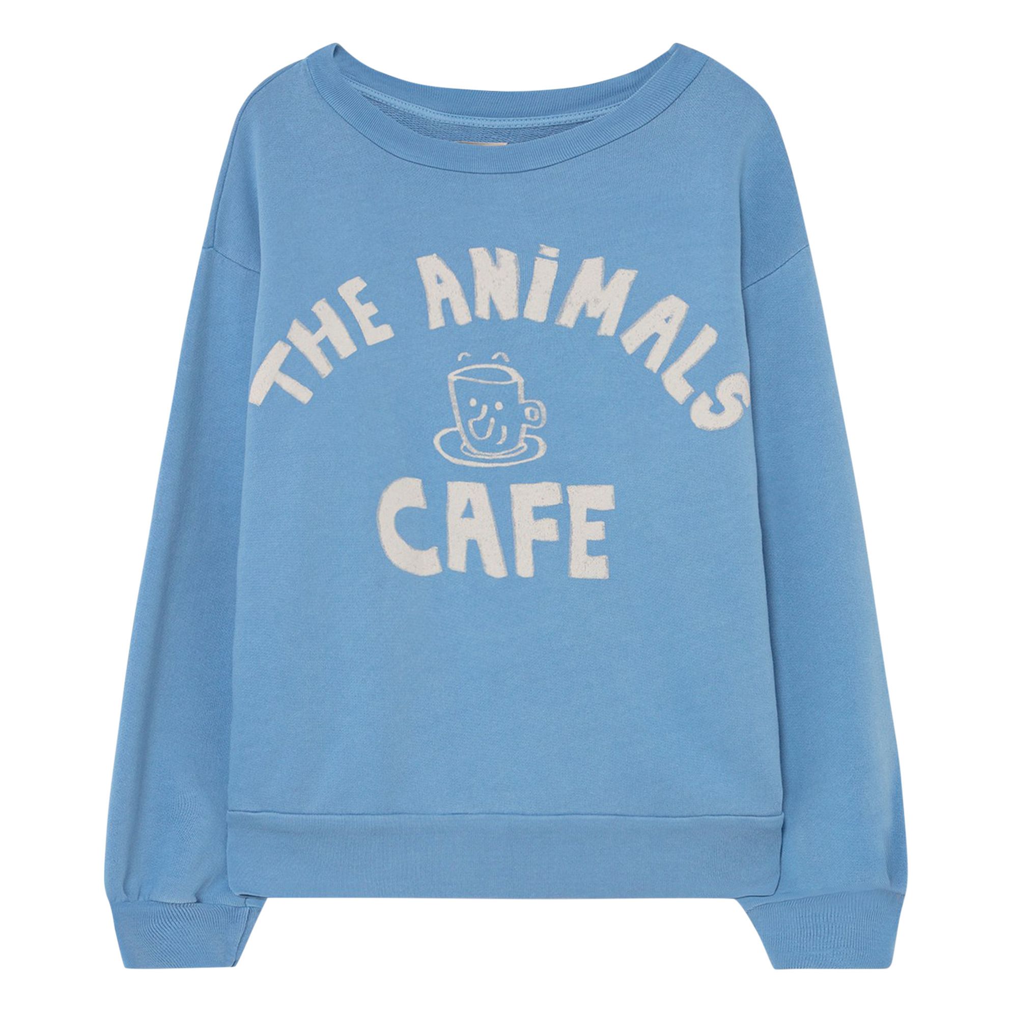 The Animals Observatory - Sweat Café Bear - Fille - Bleu
