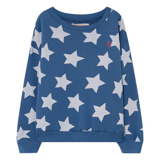 Bear Star Sweatshirt Blu