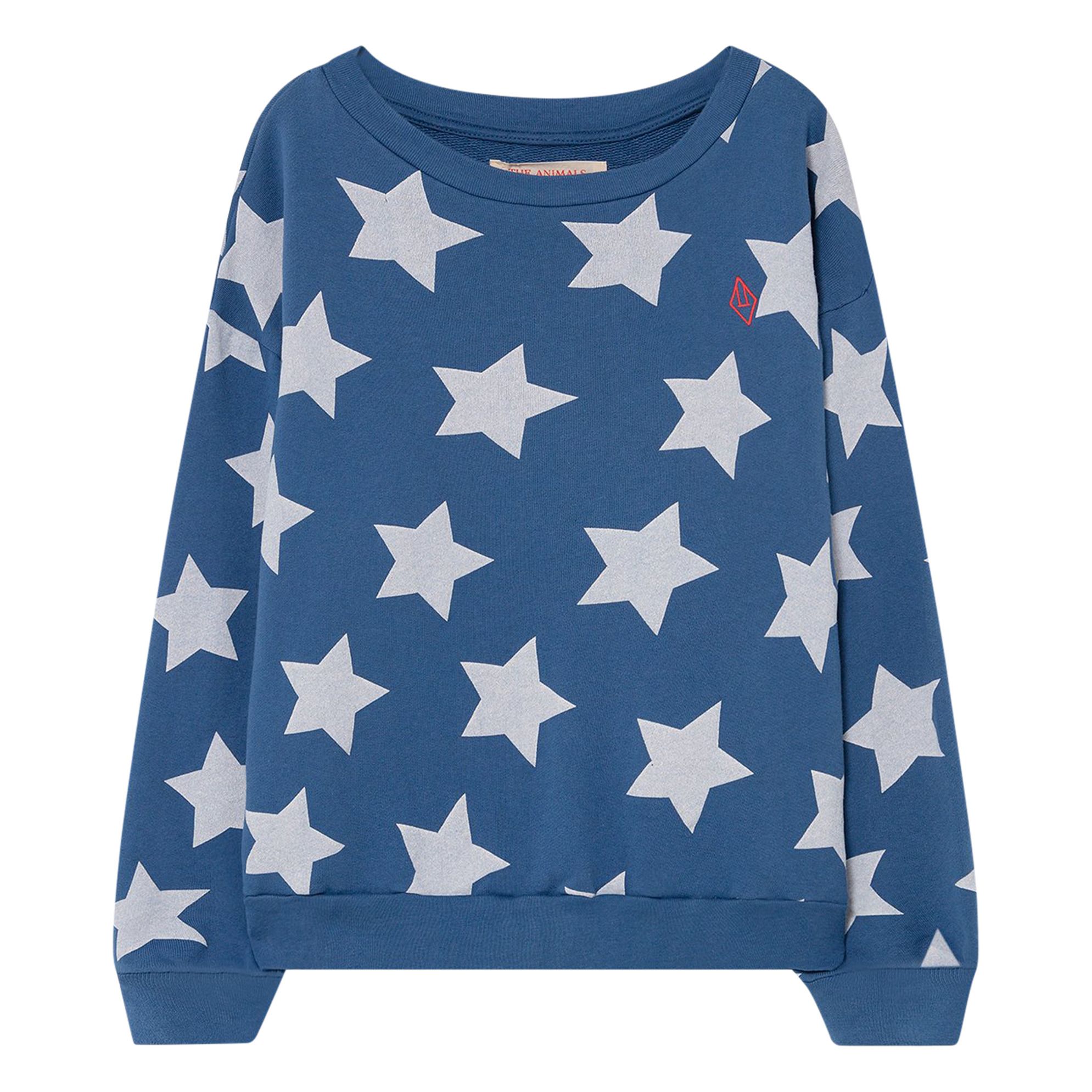 The Animals Observatory - Sweat Etoiles Bear - Fille - Bleu