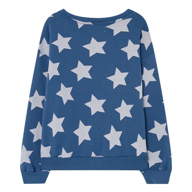Bear Star Sweatshirt Blu