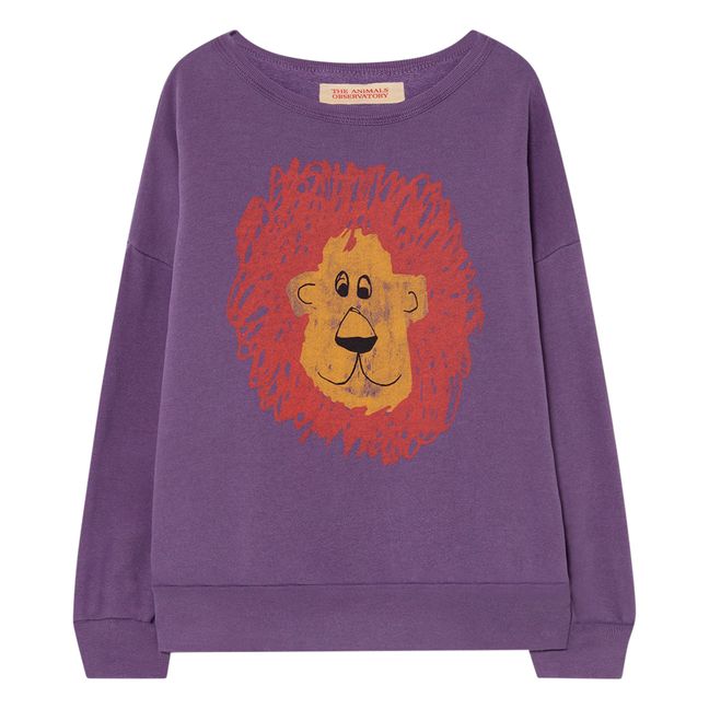 Big Bear Lion Sweatshirt Viola