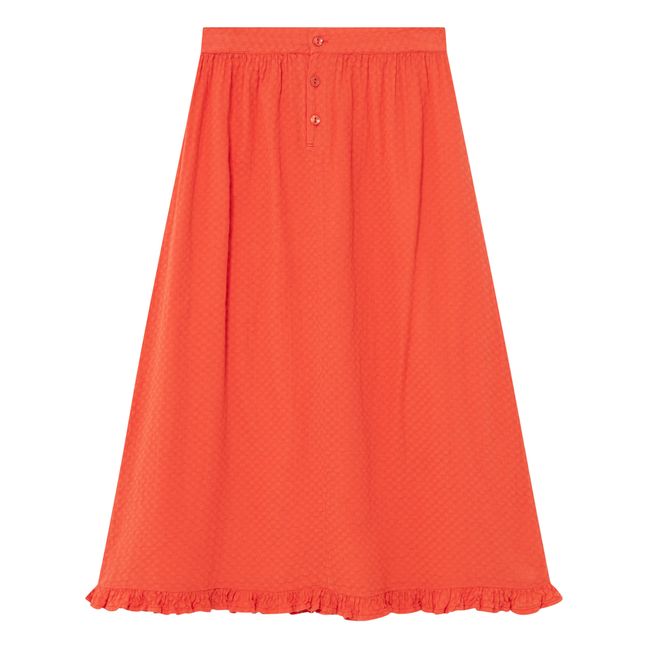 Sparrow Textured Skirt Red