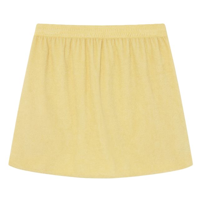 Wombat Terry Cloth Skirt Yellow