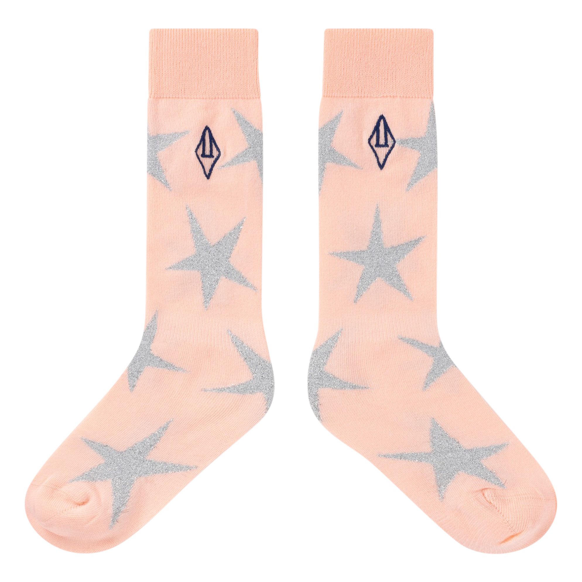 The Animals Observatory - Chaussettes Snail - Fille - Rose pâle