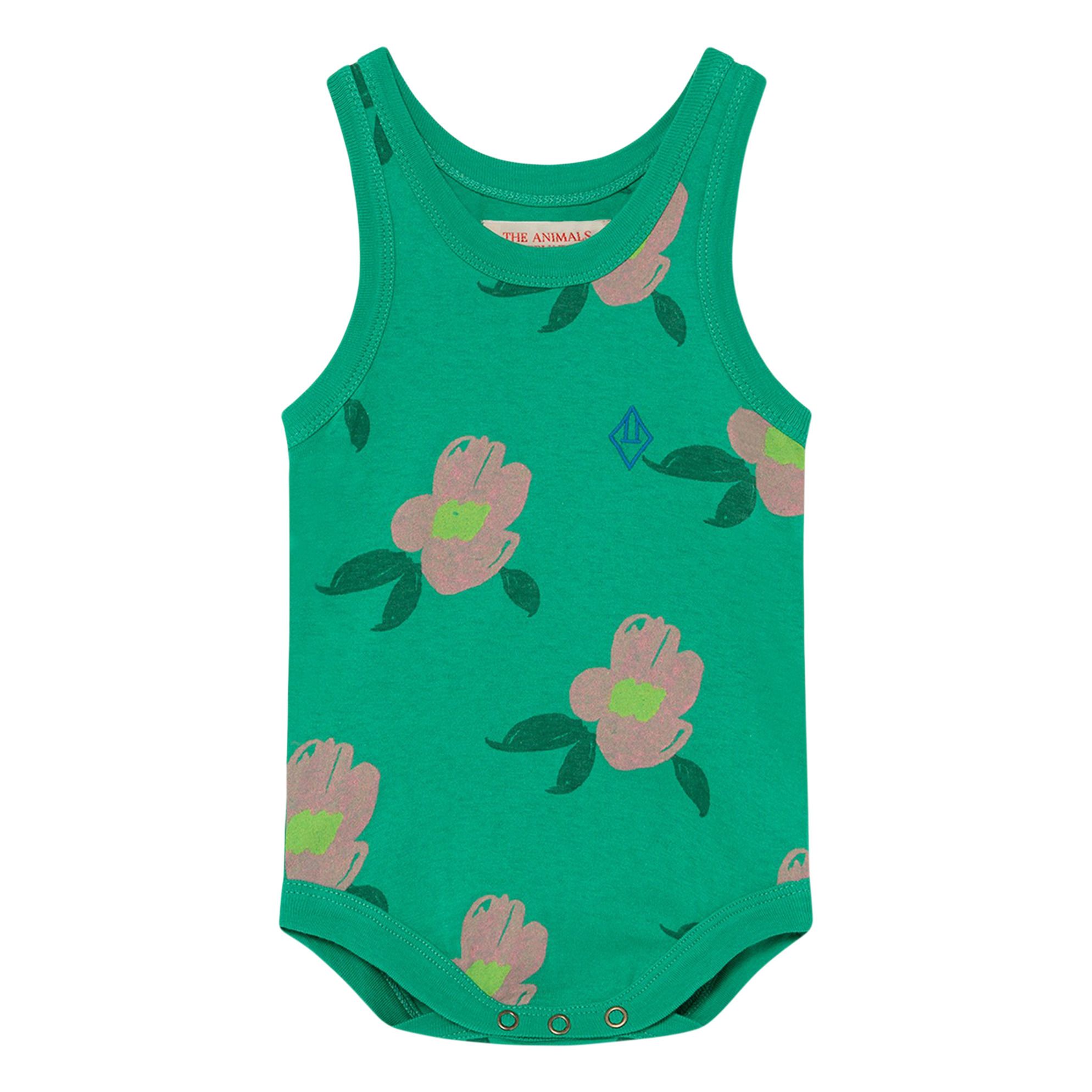 The Animals Observatory - Body Fleuri Turtle - Fille - Vert