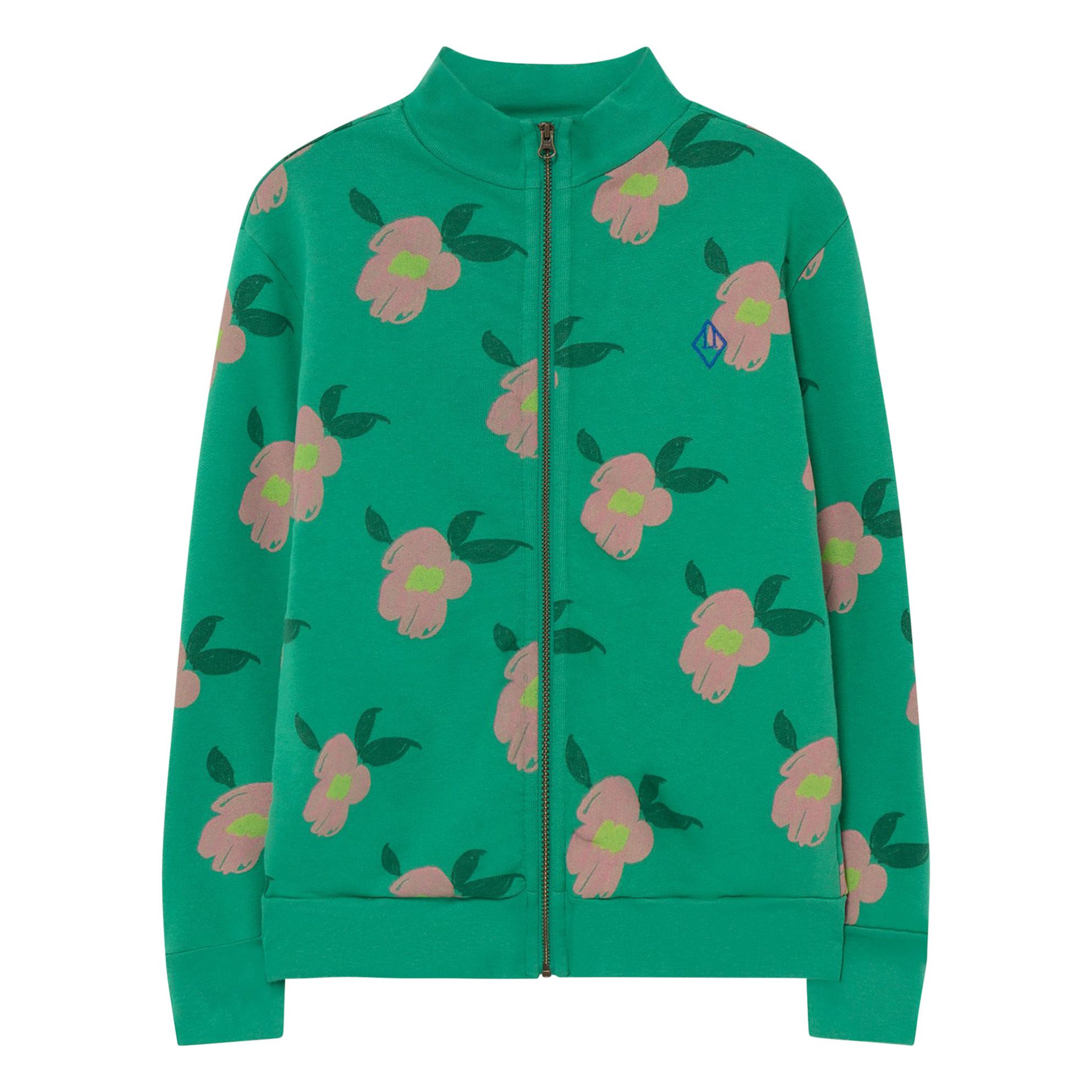 The Animals Observatory - Exclusivité The Animals Observatory x Smallable - Sweat Zippé Fleuri - Fil